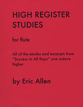 High Register Studies for Flute cover